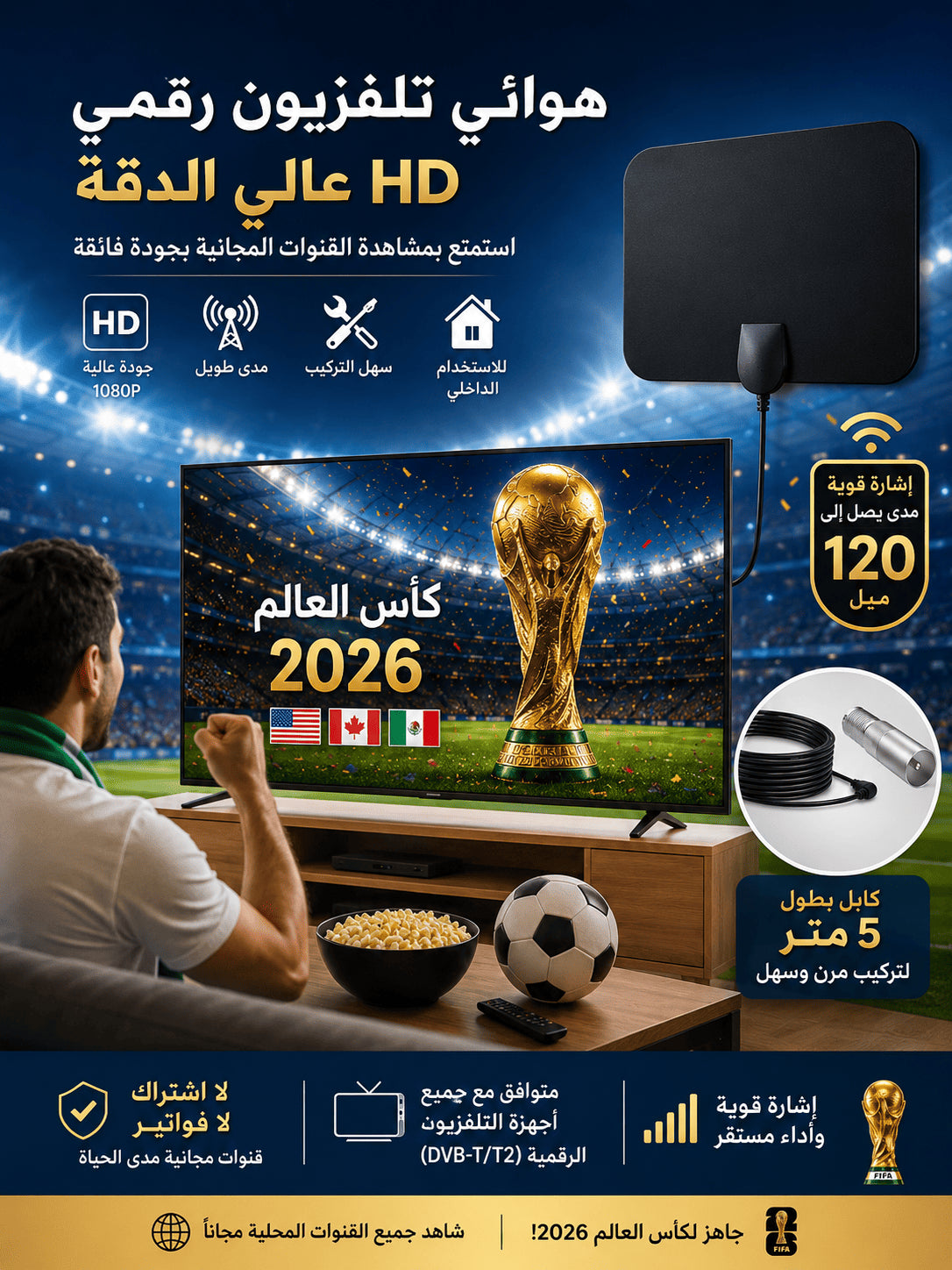 هوائي تلفزيون رقمي HD